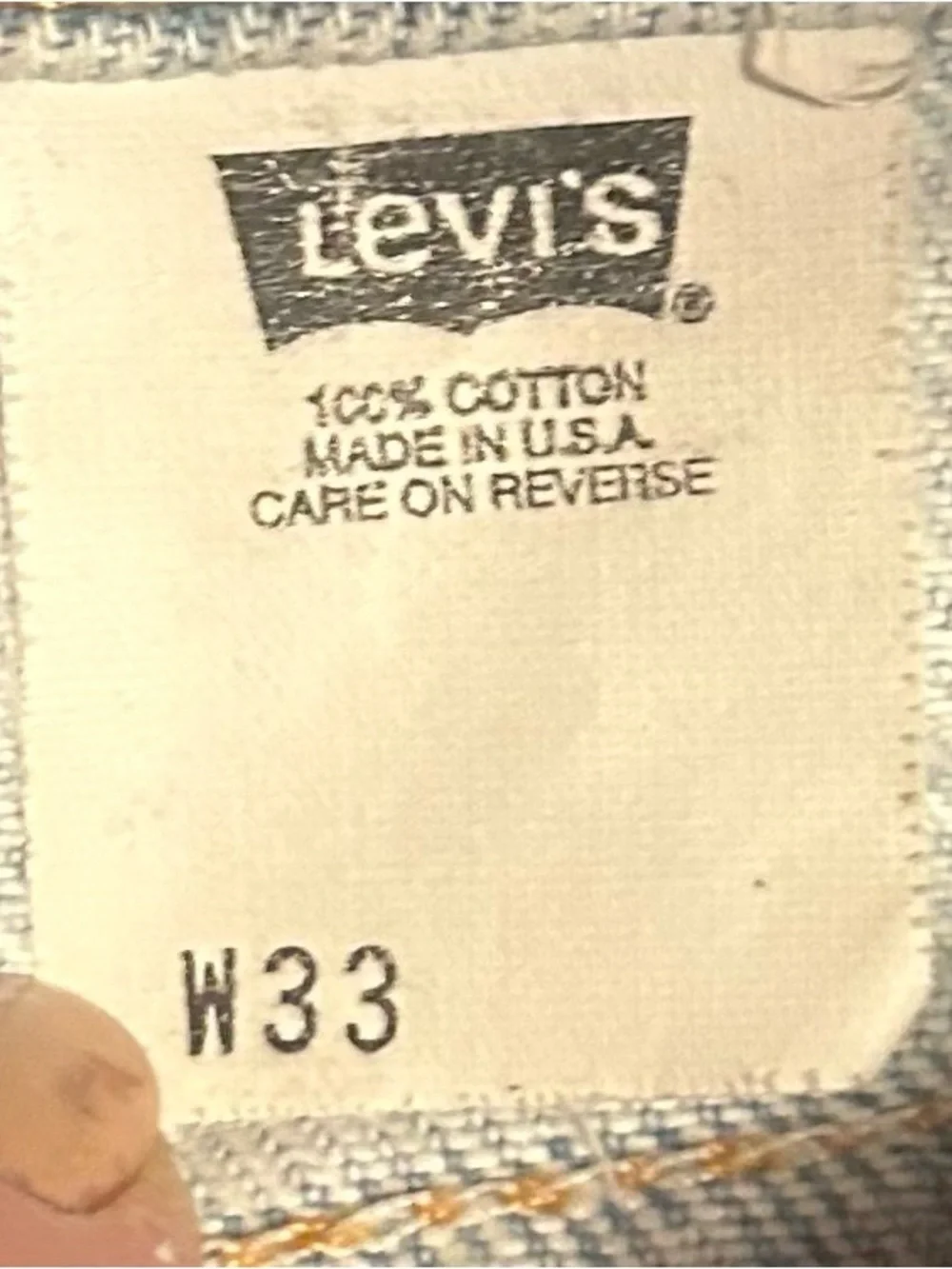 Vintage Levi’s Jorts Orange Tab